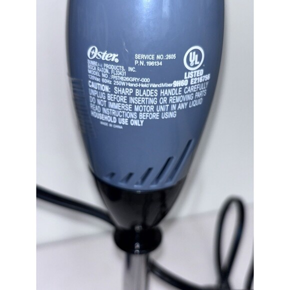 New Oster Immersion Hand Blender with Chopper and Measuring Cup 2 Speeds - Picture 2 of 3